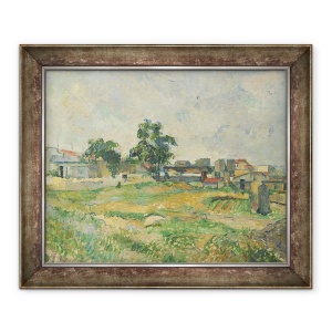 Tablou inramat - Paul Cezanne - Peisaj langa Paris, 70 x 85 cm