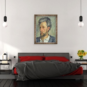 Tablou inramat - Paul Cezanne - Portretul lui Victor Chocquet, 60 x 80 cm - Img 3