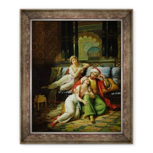 Tablou inramat - Paul Emile Detouche - Scheherazade, 50 x 60 cm