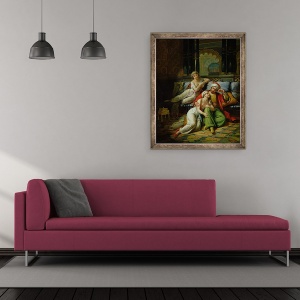 Tablou inramat - Paul Emile Detouche - Scheherazade, 50 x 60 cm - Img 2