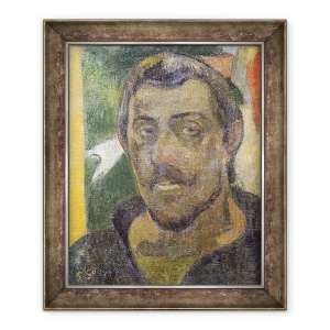 Tablou inramat - Paul Gauguin - Autoportret I, 50 x 60 cm