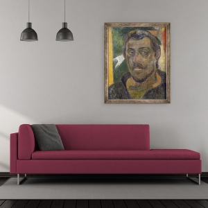 Tablou inramat - Paul Gauguin - Autoportret I, 50 x 60 cm - Img 2