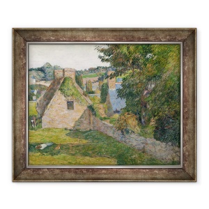 Tablou inramat - Paul Gauguin - Campul de Derout-Lollichon, 50 x 60 cm