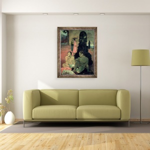 Tablou inramat - Paul Gauguin - Marele Buddha, 70 x 90 cm - Img 2
