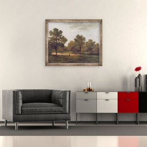 Tablou inramat - Paul Gauguin - Peisaj I, 50 x 60 cm - Img 2