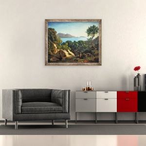 Tablou inramat - Paul Jean Flandrin - Near Marseille, 50 x 60 cm - Img 2