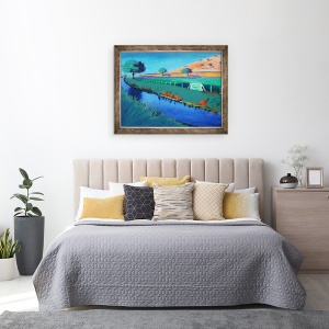 Tablou inramat - Paul Powis - River Teme, 60 x 80 cm - Img 3
