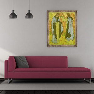 Tablou inramat - Paul Ranson - Cele doua haruri, 50 x 60 cm - Img 2