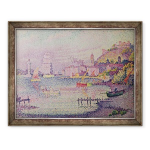 Tablou inramat - Paul Signac - Parasirea Portul Saint-Tropez, 60 x 80 cm
