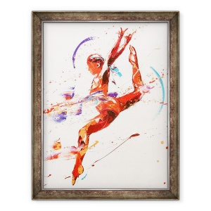 Tablou inramat - Penny Warden - Gimnasta Doi, 60 x 80 cm