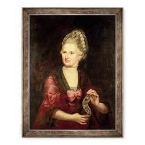 Tablou inramat - Peter Anton Lorenzoni - Anna Maria Mozart, neasa Pertl, mama lui Wolfgang Amadeus Mozart, 70 x 90 cm