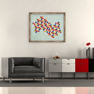 Tablou inramat - Peter McClure - Enigma lui Penrose, 50 x 60 cm - Img 2