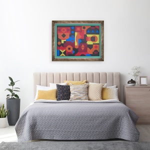 Tablou inramat - Peter McClure - NATIV AMERICAN, 70 x 90 cm - Img 3