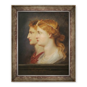 Tablou inramat - Peter Paul Rubens - Agrippina si Germanicus, 50 x 60 cm