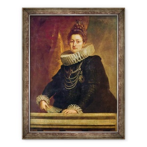 Tablou inramat - Peter Paul Rubens - Portret De Isabel Clara Eugenia De Habsburg 1566 - 1636, 60 x 80 cm
