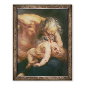Tablou inramat - Peter Paul Rubens - Saturn Devorandu-si Fiul, 60 x 80 cm