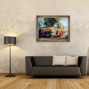 Tablou inramat - Peter Paul Rubens - Un dans taran, 70 x 90 cm - Img 2