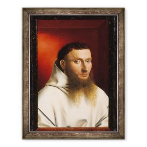 Tablou inramat - Petrus Christus - Portret De Carthusian, 60 x 80 cm