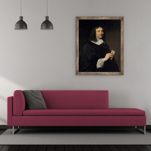 Tablou inramat - Philippe de Champaigne - Jean-Baptiste Colbert, 50 x 60 cm - Img 2