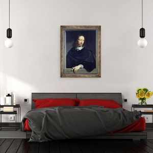 Tablou inramat - Philippe de Champaigne - Portretul unui Gentleman, 60 x 80 cm - Img 3