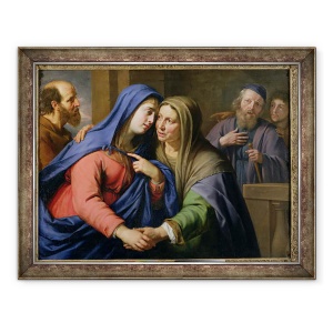 Tablou inramat - Philippe de Champaigne - Vizita, 60 x 80 cm