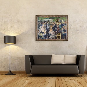 Tablou inramat - Pierre Auguste Renoir - Balul de la Moulin de la Galette II, 60 x 80 cm - Img 3