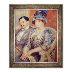 Tablou inramat - Pierre Auguste Renoir - Domnul si doamna Bernheim de Villers, 70 x 85 cm