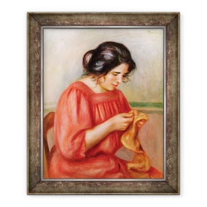Tablou inramat - Pierre Auguste Renoir - Gabrielle darning, 50 x 60 cm