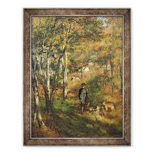 Tablou inramat - Pierre Auguste Renoir - Jules Le Coeur in Padurea Fontainebleau, 70 x 90 cm