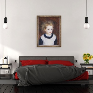 Tablou inramat - Pierre Auguste Renoir - Marguerite-Thérèse Margot Berard, 70 x 90 cm - Img 3