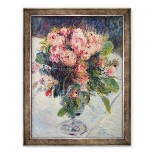 Tablou inramat - Pierre Auguste Renoir - Moss-Roses, 70 x 90 cm