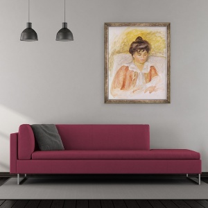 Tablou inramat - Pierre Auguste Renoir - Portret De Madame Albert Andre, 50 x 60 cm - Img 2