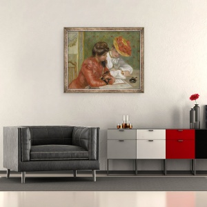 Tablou inramat - Pierre Auguste Renoir - Scrisoarea, 50 x 60 cm - Img 2