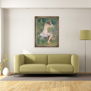 Tablou inramat - Pierre Auguste Renoir - Un scaldat, 70 x 90 cm - Img 2