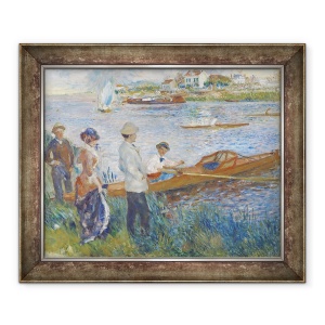 Tablou inramat - Pierre Auguste Renoir - Vagasii la Chatou, 70 x 85 cm