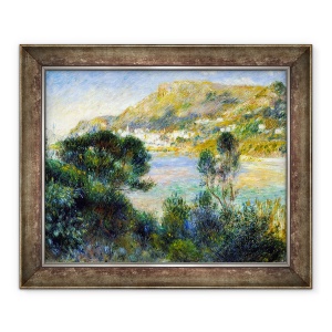 Tablou inramat - Pierre Auguste Renoir - Vedere de la Cap Martin din Monte Carlo, 70 x 85 cm
