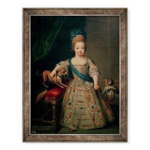 Tablou inramat - Pierre Gobert - Ludovic al XV-lea 1710-74 ca un copil, 60 x 80 cm