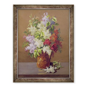 Tablou inramat - Pierre-Joseph Redouté - Vaza de liliac, 60 x 80 cm