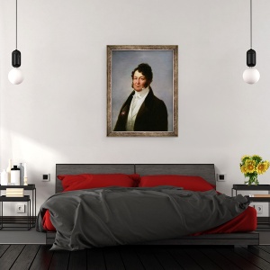 Tablou inramat - Pierre Roch Vigneron - Portretul lui Louis-Philippe 1773-1850 Regele Frantei, 60 x 80 cm - Img 3