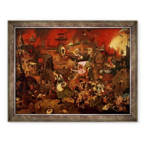 Tablou inramat - Pieter Bruegel the Elder - Dulle Griet Mad Meg 1561, 70 x 90 cm