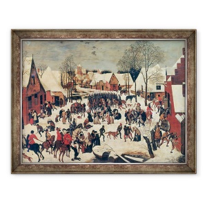 Tablou inramat - Pieter Brueghel the Younger - Masacrul Inocentilor II, 60 x 80 cm