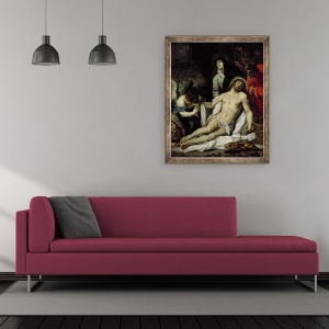 Tablou inramat - Pieter van Mol - Depozitia, 50 x 60 cm - Img 2