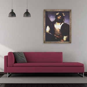 Tablou inramat - Pietro Muttoni the Elder - Razboinic, 70 x 85 cm - Img 2