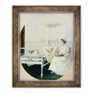 Tablou inramat - Piotr Petrovitch Weretshchagin - O scrisoare catre mama, 50 x 60 cm