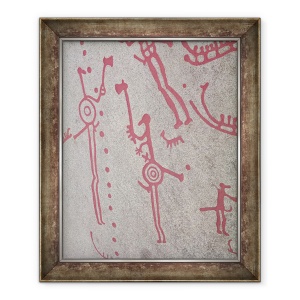 Tablou inramat - Protohistoric - Scene magice I, 50 x 60 cm