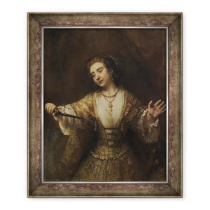 Tablou inramat - Rembrandt Harmensz van Rijn - Lucretia, 50 x 60 cm