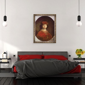 Tablou inramat - Rembrandt Harmensz van Rijn - Portretul unui Baiat, 60 x 80 cm - Img 3