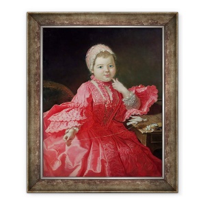 Tablou inramat - Rene Tiercelin - Portretul unui copil, 70 x 85 cm