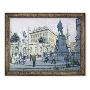 Tablou inramat - Richard Pokorny - The Albertina, 60 x 80 cm