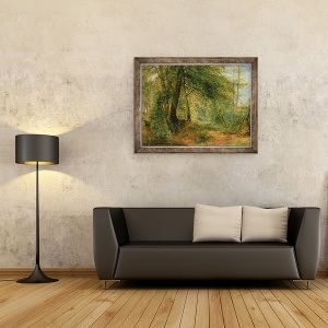 Tablou inramat - Richard Redgrave - Oglinda Woodland, 70 x 90 cm - Img 2
